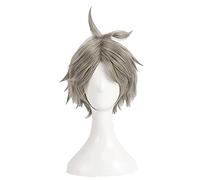 Haikyuu!! Volleyball Koushi Sugawara Cosplay Wigs Short Beige Gray Heat Resistant Synthetic Hair Wig + Wig Cap