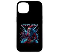 Hail Santa Pagan Happy Solstice Christmas Metal Rock Guitarra Carcasa para iPhone 13