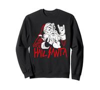 Hail Santa Sleigher Heavy Metal Navidad Navidad Rock & Roll Sudadera