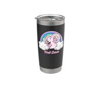 "Hail Satan" Emo/Goth/Grunge Clothing - Not Today Jesus Vaso térmico de acero inoxidable de doble pared