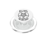 Hail Satanic Pizza Lover Divertido Oculto Anti Crust Pentagrama PopSockets PopGrip para MagSafe