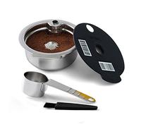 HAILASRE acero inoxidable cápsulas Tas simo reutilizables con código de barras legible Filtro de cápsulas de café recargables para máquina Tas simo (180 ml)