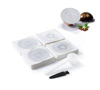 HAILASRE Tapas Foli de aluminio para cápsulas de café reutilizables Nespresso Vertuo, 100 unidades de 62 mm, tapas de sellado Vertuoline recargables para cápsulas
