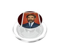 Haile Selassie Vintage Stamp Ethiopian Emperor Rastafari PopSockets PopGrip para MagSafe