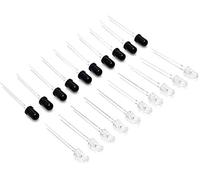 Hailege 20pcs 5mm 940nm LEDs emisor de infrarrojos y diodo receptor de IR para Arduino 5MM infrarrojo 10 emisión + 10 tubo receptor (paquete de 10 pares)