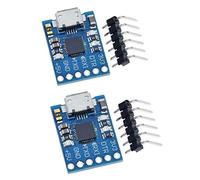 Hailege 2pcs CP2102 MICRO USB a UART TTL Convertir módulo de conversión 6Pin Adaptador de convertidor serie UART STC Reemplazo FT232 para Arduino