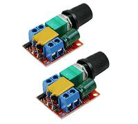 Hailege 2pcs DC Motor PWM Speed Controller 3V 6V 12V 24V 35V Speed Controller Switch Mini LED Dimmer DC 3V-35V 5A 90W
