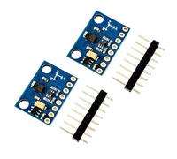 Hailege 2pcs LSM303DLHC GY-511 3 Axis E-Compass Acelerómetro Módulo Magnetómetro 12 Bit AD Convert