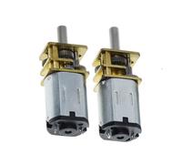 Hailege 2pcs N20 (3V 15RPM) Motor de engranajes GA12-N20 DC 3V / 6V12V N20 Motor de reducción Mini motor de engranajes de retardo Micro motor para Robort Multi Speed Smart Car Opcional