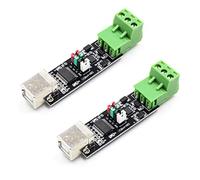 Hailege 2pcs USB a RS485 TTL Serial Converter Adapter FT232RL 75176 Interfaz FTDI