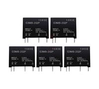 Hailege 5pcs G3MB-202P Módulo de relé de estado sólido G3MB-202P G3MB 202P DC-AC PCB SSR Entrada 5V DC Salida 240V AC 2A Módulo de relé de estado sólido