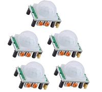 Hailege 5pcs PIR Infrared Sensor Human Body Infrared Motion Module for Arduino Raspberry Pi