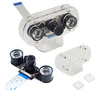 Hailege Camera 5MP OV5647 Webcam Módulo de cámara de visión nocturna con enfoque ajustable de video 1080p para Raspberry Pi 2 Raspberry Pi 3 Modelo B Modelo B + con bolsa