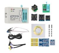Hailege EZP2019+ Programador SPI USB de Alta Velocidad actualizado Compatible con EEPROM Flash 24 25 93 25 BIOS Full Set con Adaptador de 12 zócalos WIN7 y WIN8