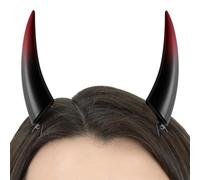 Hailerio Cuernos de diablo góticos, Cuernos de frente de fantasma - Accesorios para sombreros de disfraces de Halloween | Pinzas para el pelo del diablo, horquilla con cuernos para un look de fiesta