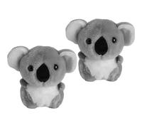 Hailerio Llavero Koala,Llavero Koala, 2 llaveros de peluche, relleno lindo del juguete de la muñeca divertida, llavero único de la felpa de la muñeca de para la mochila