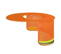 Hailerio Parasol con Visera para Casco Duro - Casco con ala Completa para el Cuello con Tira Reflectante | Parasol Plegable para Casco Casco, Alta Visibilidad para Accesorios Cascos