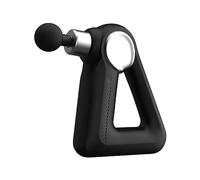 HAILM Pistola Masaje Muscular con 8 Cabezas Intercambiables Masajeador Fascia Triangular Mano Profesional Ajustable De 32 Niveles, para Dolor Espalda, Hombro, Cuerpo, Todos Los Músculos,Plata