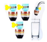 Hailnrothwad Magic Charcoal Water Filter, 2025 New 6 Layer Carbon Water Filter Faucet For 1/2inch - 3/4inch Faucet(3 pcs)