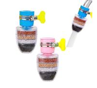 Hailnrothwad Magic Charcoal Water Filter, 6 Layer Cartridge Activated Carbon Filters Water Filter, Filtration Faucet Purifier for 16-23mm Faucet (A)