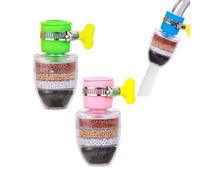 Hailnrothwad Magic Charcoal Water Filter, 6 Layer Cartridge Activated Carbon Filters Water Filter, Filtration Faucet Purifier for 16-23mm Faucet (B)