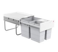 Hailo 3642131 Abfallsammler TR Swing 40.3/35 für Schränke 400 mm Breite mit Drehtür Recogedor, Gris, 47.5 x 33.6 x 34.6 cm