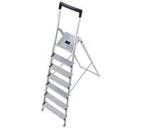 Hailo Escalera de tijera de aluminio L40 EasyClix (7 peldaños)