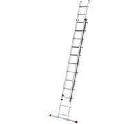 Hailo 7212-007 - Escalera Aluminio 2 tramos corredera ProfiStep Duo (2x12 peldaños)