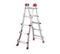 Hailo 7516-151 - Escalera Aluminio telescópica multiposición ProfiStep Multi (4x3 peldaños)