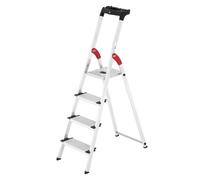 Hailo 8040-407 XXL Escalera EasyClix, Plata, 4 Stufen