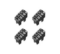 Hailo/Gierre, 9920-501 - Juego de 4 pies estándar de escaleras de tijera EasyClix (XXL y L40)