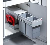 Hailo Abfallsammler TA Swing 40.2/30 Plus für Schränke AB 400 mm Breite mit Drehtür Recogedor, Gris, 48.2 x 30.2 x 40 cm