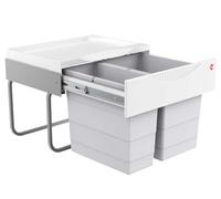 Hailo Abfallsammler TR Swing 50.2/30 Recogedor, Gris, 33.0 x 43.0 x 34.0 cm