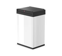 Hailo Cubo de basura BIG-BOX SWING con tapa oscilante 35 L Plata