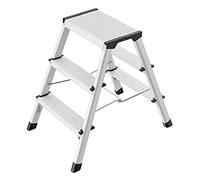 HAILO 4443-701 - Taburete de aluminio L90 Stepke (2x3 peldaños)