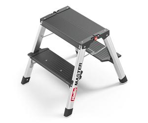Hailo master d70 escalera de aluminio de doble peldaño ? escalera p