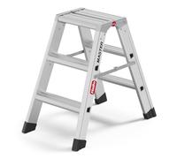 Hailo master d80 - escalera de aluminio (2 x 3 peldaños, en 14183, ha