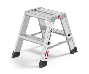 Hailo master d80 escalera de aluminio de doble peldaño ? escalera p