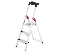 Hailo XXL Easyclix - Escalera de tijera aluminio (3 peldaños)
