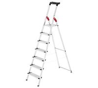 Hailo xxl easyclix - Escalera domestica xxl 7 peldaños 212cm aluminio