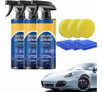Hailoyearn Coating Agent Spray, 2025 Advanced Car Quick-Acting Coating Agent Sprays, Quick Effect Coating Agents, Car Scratch Wax Polish Spray Waterless Wash, Long-Lasting Protection (3)