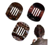 Hailoyearn Hair Clips, Flat Claw Clips for Women, Casual Versatile Solid Colour Lay Flat Clip, for Women Thick/Thin Hair, Strong Hold No Slip Barrettes (C)