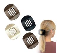 Hailoyearn Hair Clips, hailoyearn flat hair clips, Casual Versatile Solid Colour Lay Flat Hair Clip, Non-Slip & Comfortable Large Flat Hair Clips for Women Thick/Thin Hair (4Pcs Mix B)