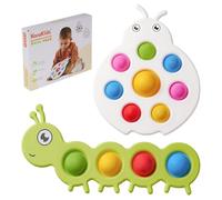 Hainue 2 Piezas Push Bubble Pop It' Sensory Fidget Toy,Silicona Push and Pop Bubble Fidget Toy,Regalos de Cumpleaños y Navidad Adecuados para Niños Pequeños