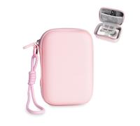 Hainue Estuche para cámara digital, pequeño soporte compacto de viaje, funda de transporte para cámaras Sony, Ricoh, Canon, Panasonic, soporte de almacenamiento para cámaras de viaje con bolsillo de