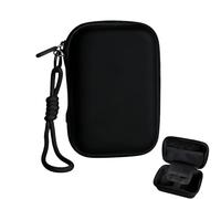 Hainue Estuche para cámara digital, pequeño soporte compacto de viaje, funda de transporte para cámaras Sony, Ricoh, Canon, Panasonic, soporte de almacenamiento para cámaras de viaje con bolsillo de