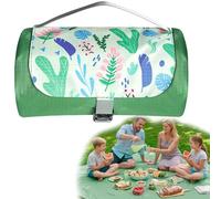 Hainue Manta de Pícnic,Manta de Picnic Impermeable para Exteriores 150 x 210 cm,Plegable Portátil Alfombra Exterior con Asa,Mantas de Camping para Playa, Barbacoa, Pícnic, Senderismo, Viajes, Camping