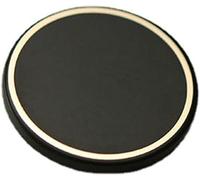 Haione 10 botones redondos de metal de 15 mm para costura, manualidades, tejer, chaqueta, abrigos, blazer, jeans, uniforme, vestido, bricolaje, decorativo/negro