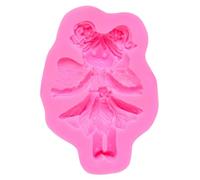 Haione Molde de Silicona con Forma de Elfos de Hadas para Fondant,Chocolate,Pasteles,decoración,Herramientas de repostería para Galletas,Cubitos de Hielo,jabón,Velas y Dulces(#4)
