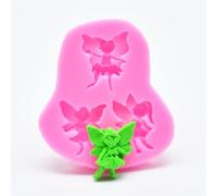 Haione Molde de Silicona con Forma de Elfos de Hadas para Fondant,Chocolate,Pasteles,decoración,Herramientas de repostería para Galletas,Cubitos de Hielo,jabón,Velas y Dulces(#5)